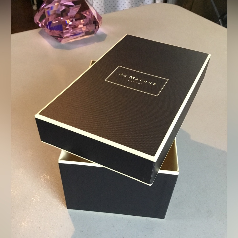 JO MALONE EMPTY SMALL BOX BLACK CREAM INTERIOR ALL LIGHT YELLOW LIGHT CREAM - Picture 4 of 10